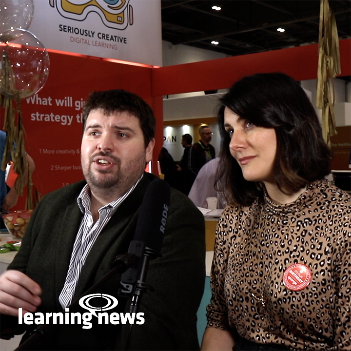 James Barton, Online Learning Manager, Royal Mail and Kate Pasterfield, Chief Innovation Officer, Sponge